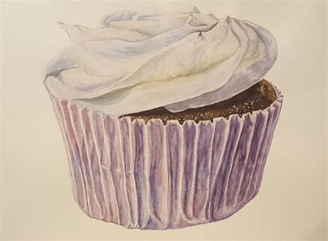 18x24 watercolor cupcake! : r/Watercolor