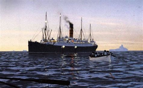 Carpathia to the Rescue- painting by Ken Marschall | Rms titanic, Barcos, Foto