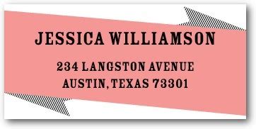 Personalized address labels, Bachelorette Banner