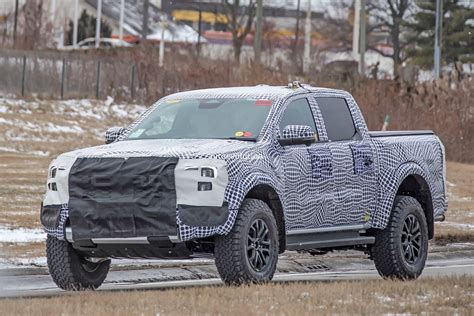 2023 Ford Ranger Raptor Spy Video Reveals Just Enough Towing Capacity - autoevolution