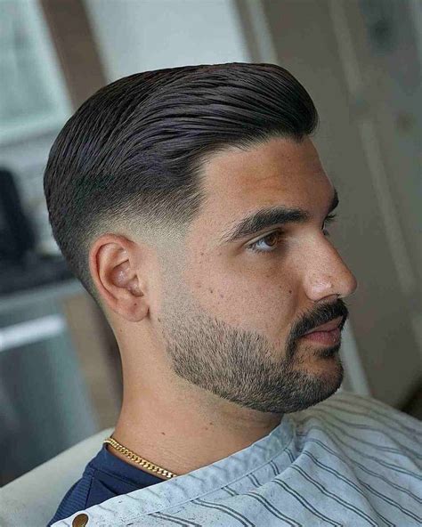 short-combover-with-a-beard-fade Combover Hairstyles, Sleek Hairstyles ...