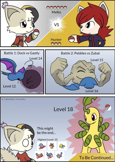 Intense Rival Battle in Pokemon Nuzlocke Comic