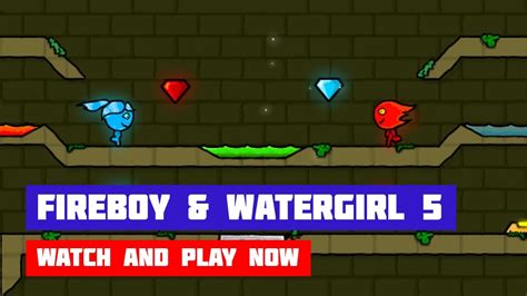 Fireboy & Watergirl 5: Elements // Walkthrough 100% - YouTube