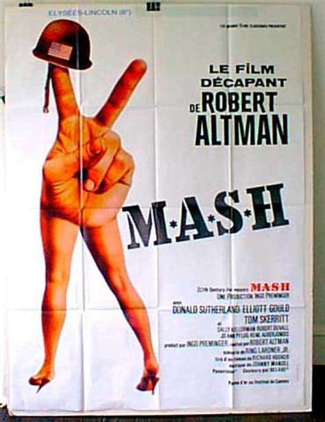 Mash Original French Movie Poster | David Pollack Vintage Posters