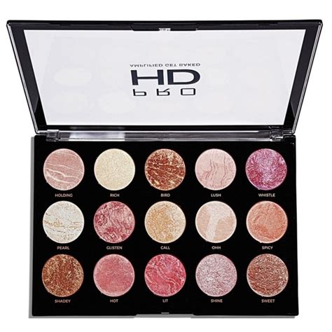 Makeup Revolution Pro HD Highlighter Palette 37,5 gr. - Get Baked