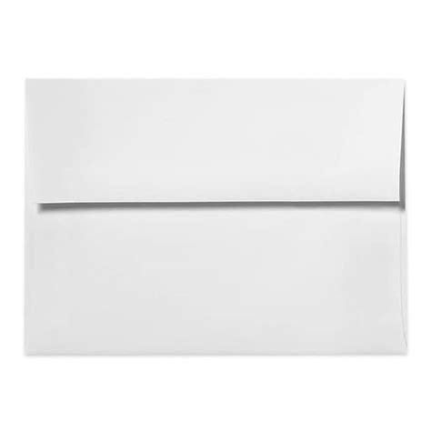 LUX A7 Invitation Envelopes (5 1/4 x 7 1/4) 250/Box, White - 100% Recycled (4880-WPC-250) | Staples