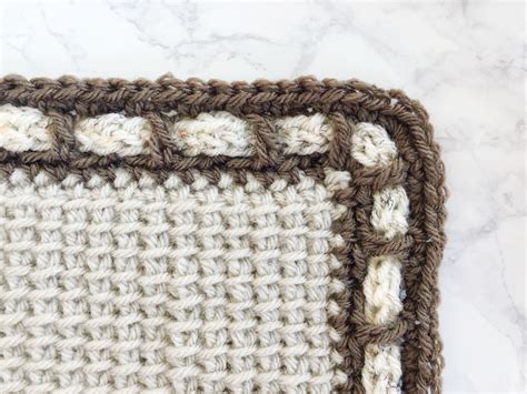 The Finishing Touch: Adding a Border to Tunisian Crochet | Tunisian ...