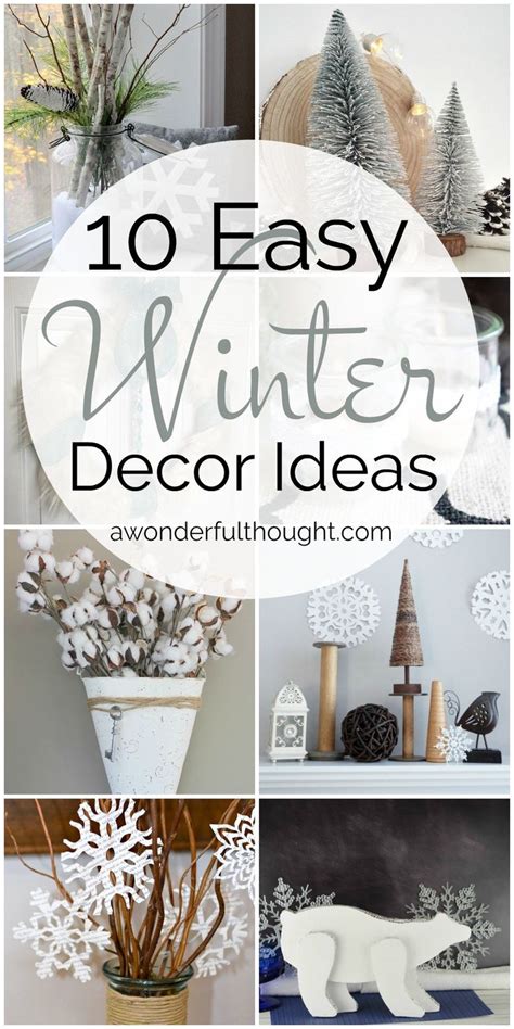 10 Easy Winter Decor Ideas | Winter home decor, Seasonal decor, Decor