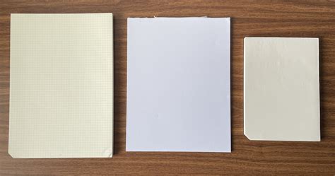 Ask TGS: Comparing Popular Paper Sizes — The Gentleman Stationer