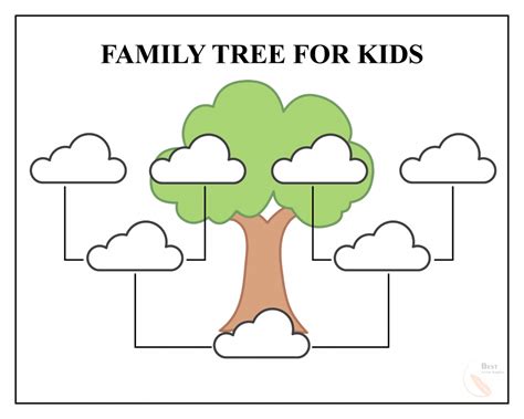 Free Printable Family Tree Template 7 Generations | Kids Matttroy