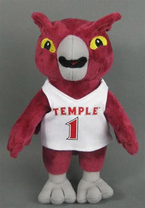 Temple Owls Mascot Plush | Owl plush, Mascot, Owl