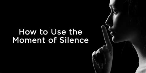 How to Use the Moment of Silence - Amethyst Recovery Center