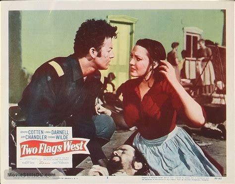 Two Flags West - Lobby card