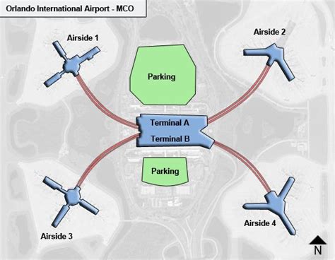 Orlando Airport Terminal Map – Map Of The Usa With State Names