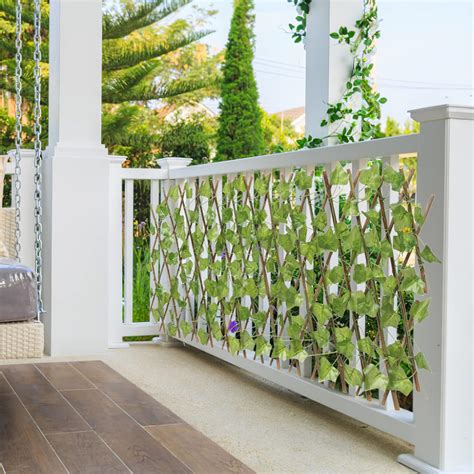 ORFOFE Fence Privacy Screen Outdoor Plants Artifical Plants for Outside ...