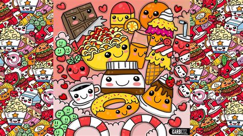 How To Draw Party Kawaii Food by Garbi KW - YouTube