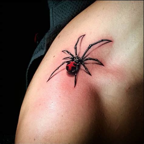 Top 20 Best Black Widow Tattoo Design And Ideas For Men And Women