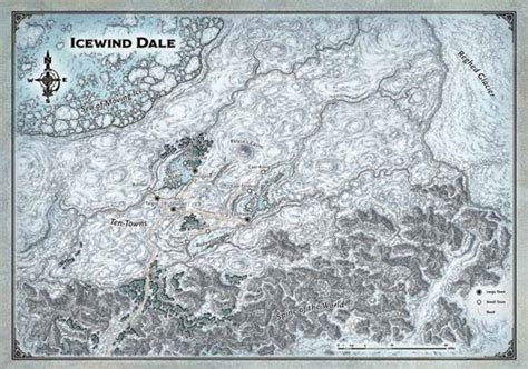 Gale Force Nine - Dungeons & Dragons (5th Ed.): Icewind Dale Map #72806 ...