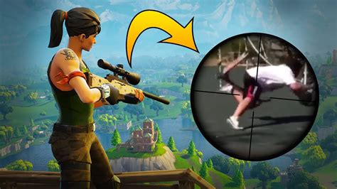 Funny Fortnite Sniping Meme 🤣 - YouTube