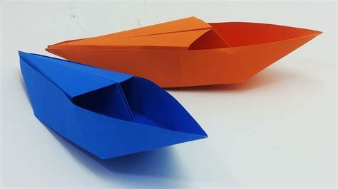 Paper Boat Making Tutorial That Floats | Origami Boat New Design For Kids | Paper boat, Boat ...