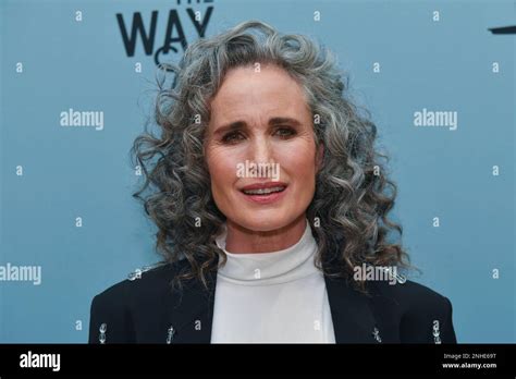 Photo by: NDZ/STAR MAX/IPx 2023 1/11/23 Andie MacDowell at 'The Way ...