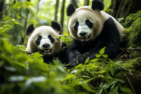 Giant Panda - Silent Echoes of the Bamboo Forest – From AI With Love