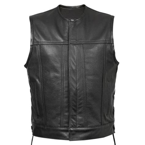 Leather Full Cut Vest – Espinoza's Leather