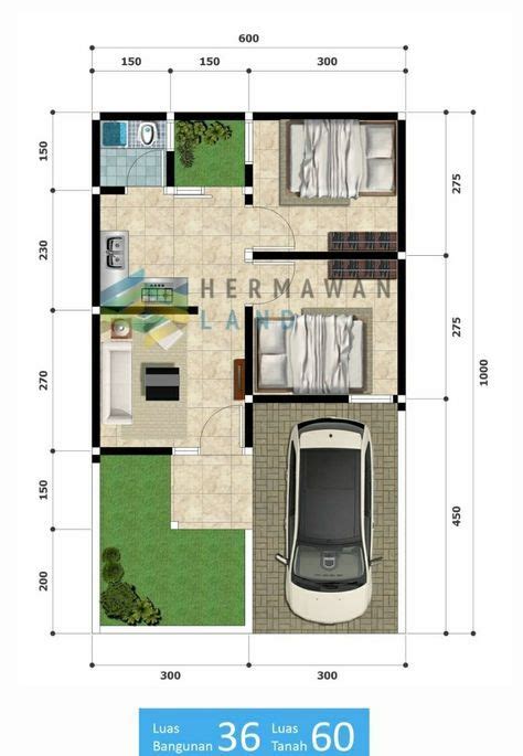 Denah Rumah Minimalis 6x10 - DESAIN RUMAH MINIMALIS