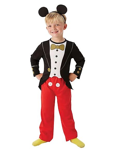 Mick Mouse Tailcoat Costume for Boys - maskworld.com