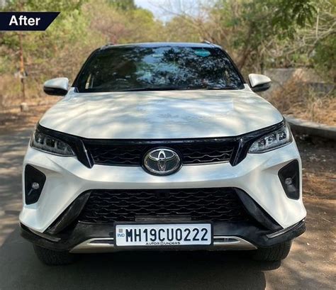 Toyota Kirloskar Motors Limited Fortuner type 3 luxury SUV converted into Legender with custom ...