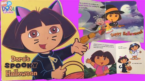 Dora the Explorer|Spooky Halloween| Read Aloud Halloween Book - YouTube