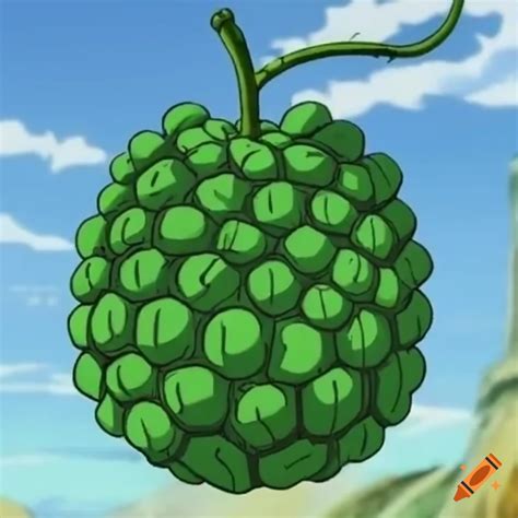 Green devil fruit from one piece anime