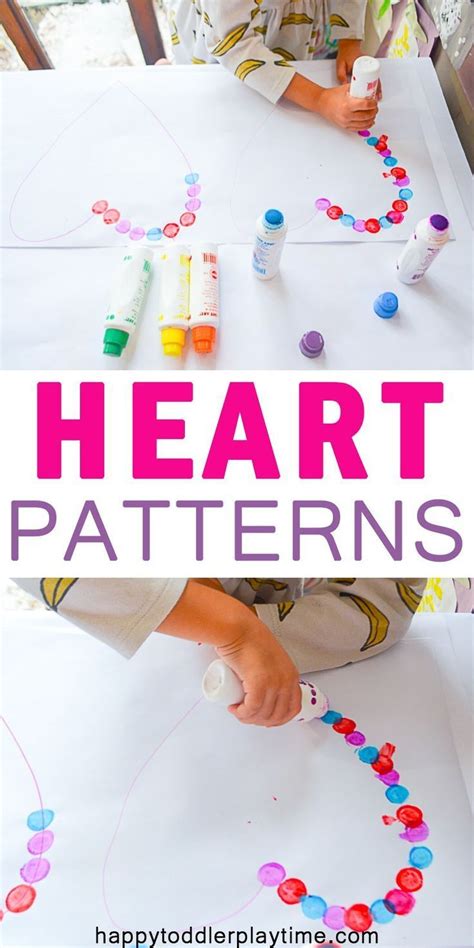 Heart Patterns - Happy Toddler Playtime | Preschool valentines ...