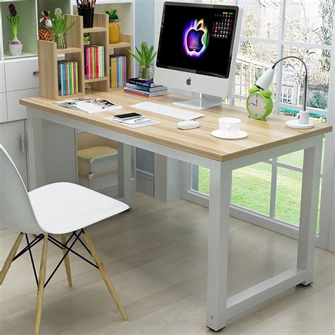 44" Laptop Computer Desk PC Table Wood Workstation Study Writing Gaming Bench Home Office ...