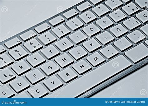 Flat keyboard stock image. Image of modern, hardware, executive - 7014559