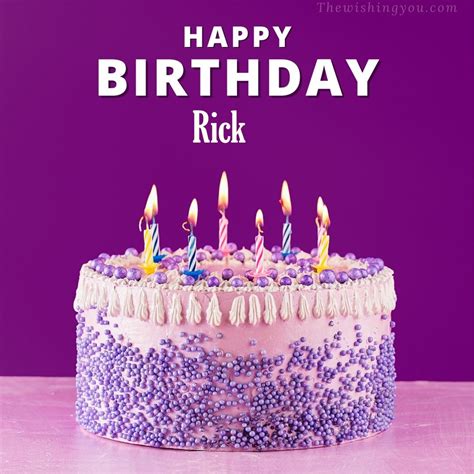 100+ HD Happy Birthday Rick Cake Images And Shayari