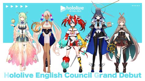 Hololive English 2nd Generation "Council" Debuts - Anime Corner