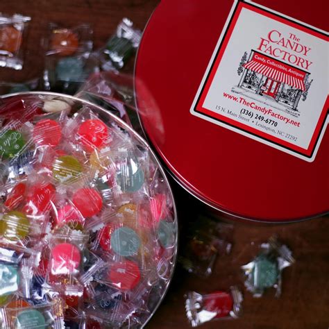 Sugar-Free Assorted Fruit Hard Candies Tin :: The Candy Factory