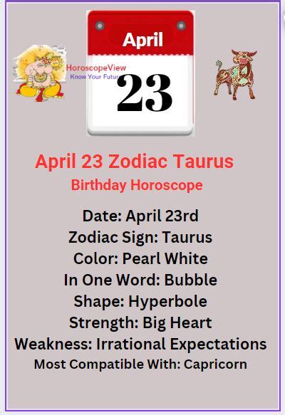 April 23rd Zodiac Sign Taurus Traits, Compatibility and More