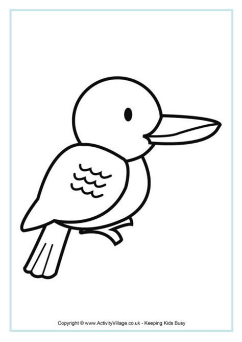 Kookaburra Outline - ClipArt Best