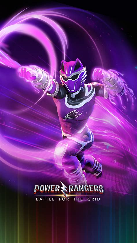 Power Rangers Jungle Fury Purple Ranger