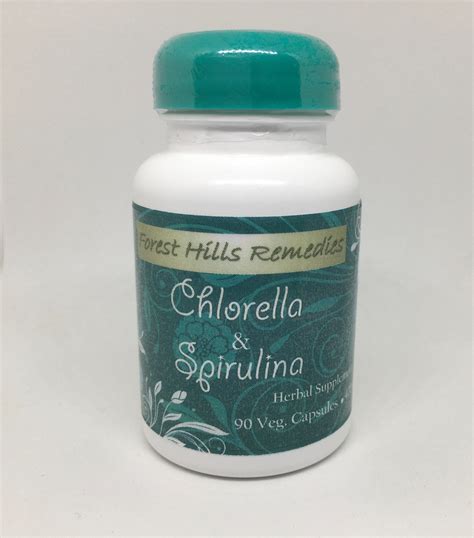 Chlorella and Spirulina Vegan Capsule, 100% Pure and Organic, Retail and Wholesale - Etsy