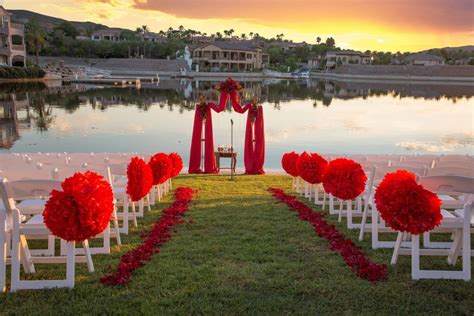 Fabulous Sunset Wedding at The Lake Club in Las Vegas | Las Vegas Wedding Planning Blog-Bridal ...