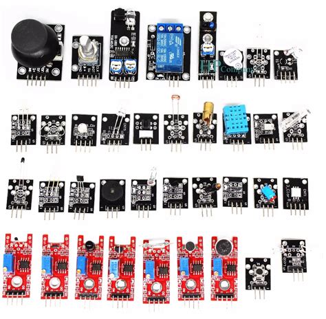 37 IN 1 SENSOR KITS FOR ARDUINO HIGH QUALITY FREE SHIPPING (Works with Official for Arduino ...