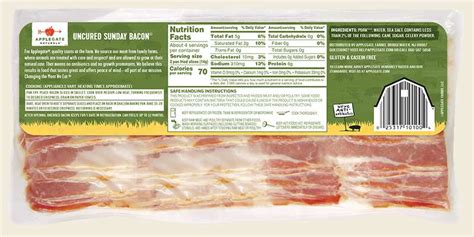 Products - Bacon - Natural Sunday Bacon - Applegate