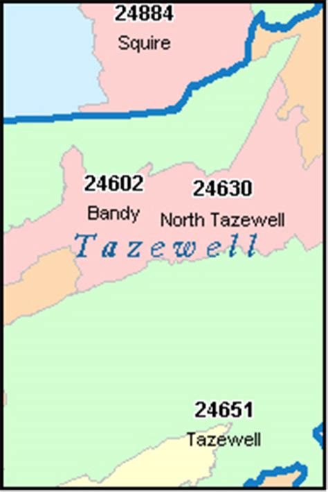 TANNERSVILLE Virginia, VA ZIP Code Map Downloads