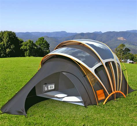 This Solar Tent Has Heated Floors, Wi-Fi, and It Illuminates at Night