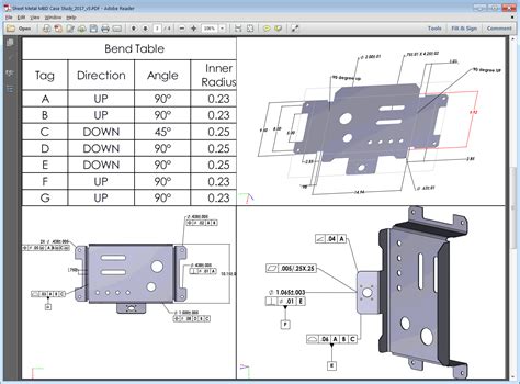 How to Present the MBD Data of Sheet Metal Parts - Engineers Rule