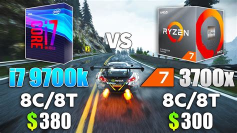 Core i7 9700K vs Ryzen 7 3700X (SMT - OFF) - YouTube