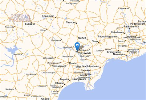 Vijayawada Map and Vijayawada Satellite Image